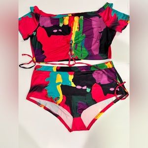 Plus-size swimsuit| Size 3X